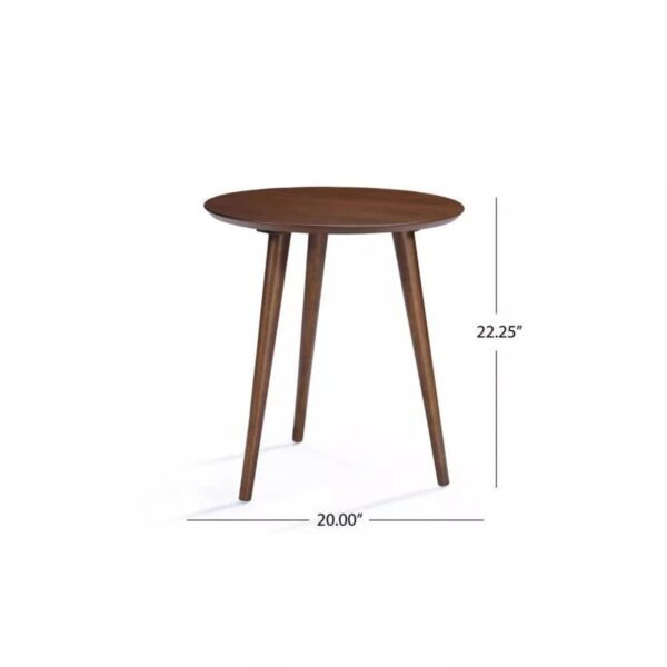 Evon Solid Wood End Table - Image 6