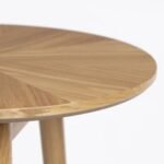 Miba Solid Wood Round Side Table - Image 5