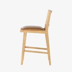 Sobo Solid Wood Rattan Bar Chair - Image 5