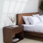 Midas Japanese Joinery Solid Wood Rattan Bed - Image 4