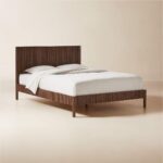 Romo Dark Solid Wood Bed - Image 2