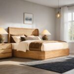 Kano Living Solid Wood and Cane Shelter Bed - Image 3