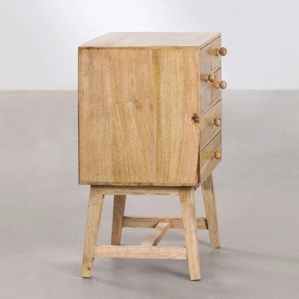 Fern Solid Wood Bedside Table - Image 4