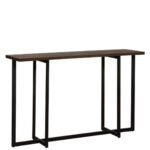 Giga Metal & Wooden Console Table - Image 4