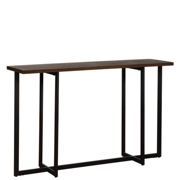 Giga Metal & Wooden Console Table - Image 4
