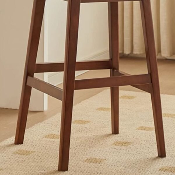 Contemporary Solid Wood Bar Chair - Image 5
