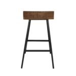 Casa Solid Wood & Metal Leg Counter Stool - Image 4