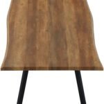 Kena Solid Wood Dining Table with Curved Edges - Image 4
