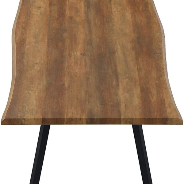 Kena Solid Wood Dining Table with Curved Edges - Image 4