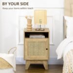 Wona Solid Wood Bedside Table - Image 7