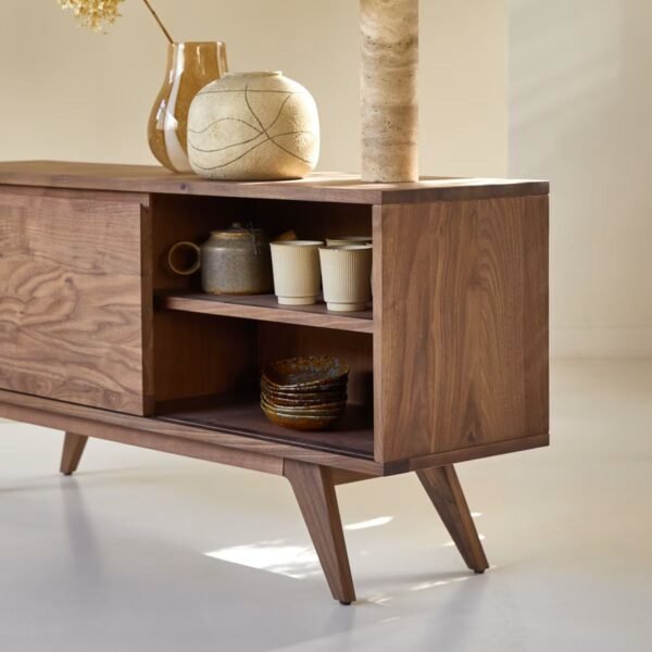 Lema Wooden Compact TV Cabinet cum Sideboard - Image 4