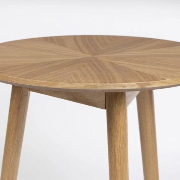 Miba Solid Wood Round Side Table - Image 4