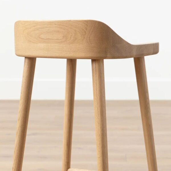 Elmo Solid Wood Counter Stool - Image 3