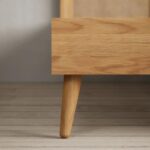 Kodo Solid Wood Bed With Rattan - Image 5