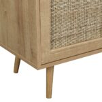 Claasic Woven Rattan 3-Door Sideboard - Image 8