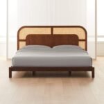 Peso Solid Wood and Cane Bed