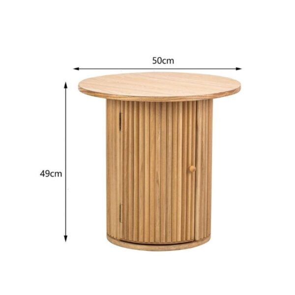 Aara Classic Solid Wood Side Table - Image 5