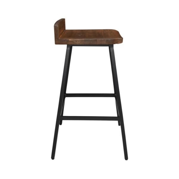 Casa Solid Wood & Metal Leg Counter Stool - Image 5