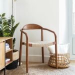 Nida Solid Wood and Jute Dining Chair