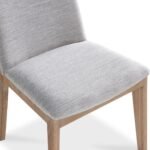 Eva Solid Wood Upholstered Chair - Image 4