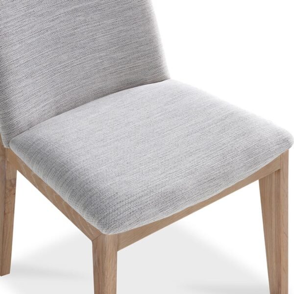 Eva Solid Wood Upholstered Chair - Image 4