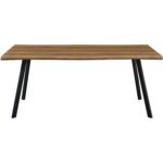 Kena Solid Wood Dining Table with Curved Edges - Image 5