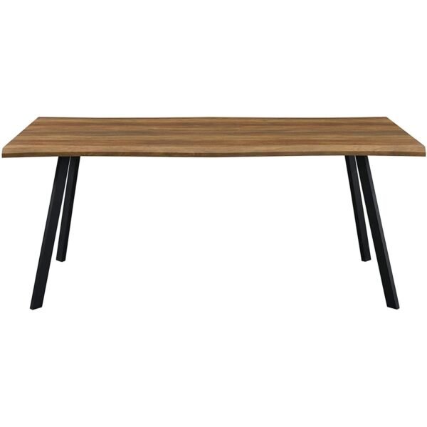 Kena Solid Wood Dining Table with Curved Edges - Image 5