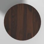 Dia Solid Wood Round Diamond Dining Table - Image 4