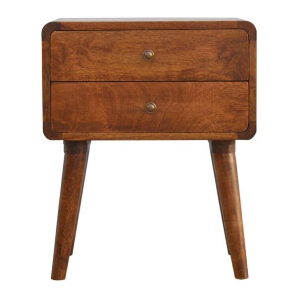 Vina Solid Wood Bedside Table - Image 3