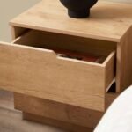 Zami Solid Wood 2-Drawer Bedside Table - Image 4