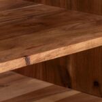 Liva Solid Wood TV Cabinet with Shelf - Image 6