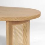 Klen Solid Wood Oval Coffee Table - Image 5