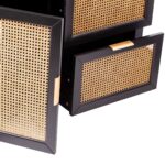 Jemi Solid Wood Black Sideboard - Image 6