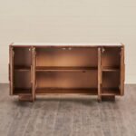 Vale Solid Wood Rattan Sideboard - Image 5