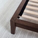 Midas Japanese Joinery Solid Wood Rattan Bed - Image 5