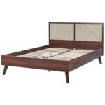 Kiro Solid Wood Rattan Modern Frame Bed - Image 5
