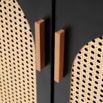 Casa Solid Wood 4 Doors Cabinet Sideboard - Image 6