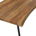Kena Solid Wood Dining Table with Curved Edges - Image 6