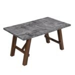 Luna Concrete Effect 150cm Dining Table - Image 5