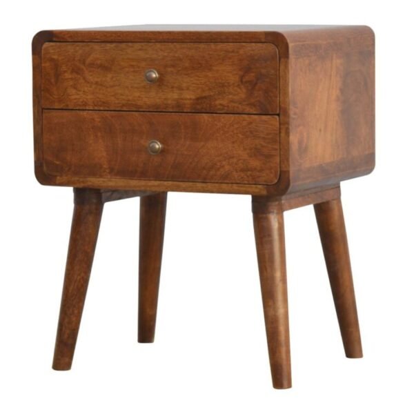 Vina Solid Wood Bedside Table - Image 4