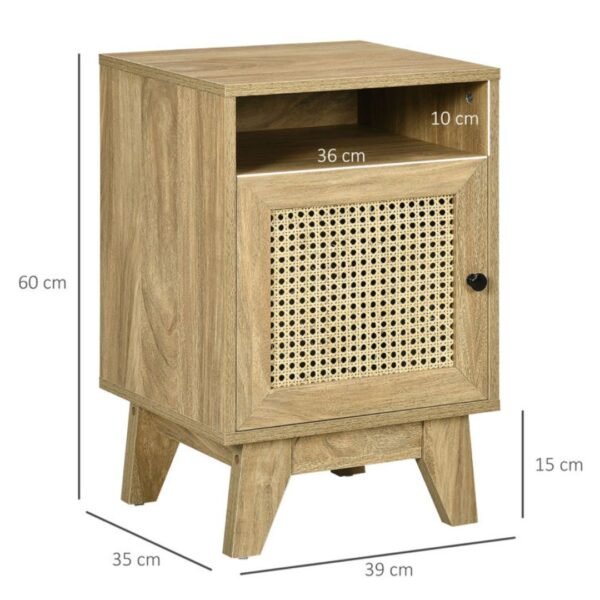 Wona Solid Wood Bedside Table - Image 8