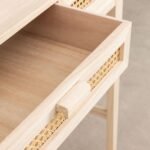 Rala Solid Wood Rattan Study Table - Image 5