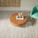 Bola Solid Wood Round Coffee Table - Image 2