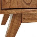 Woka Solid Wood Upholstered Shoe Bench - Image 6