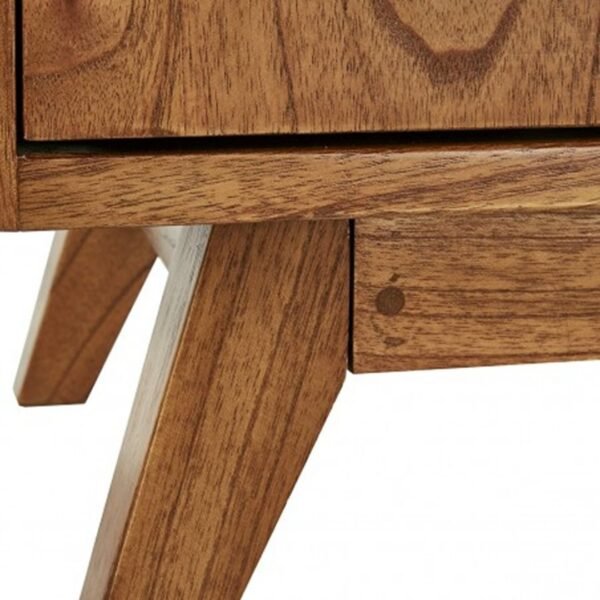 Woka Solid Wood Upholstered Shoe Bench - Image 6