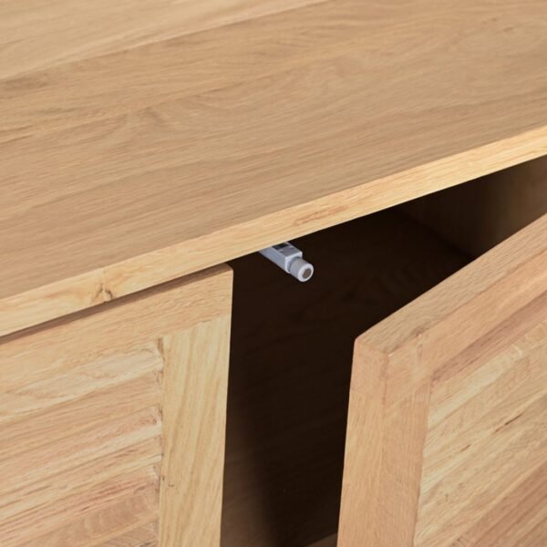 Enna Solid Wood 4-Door Sideboard - Image 6