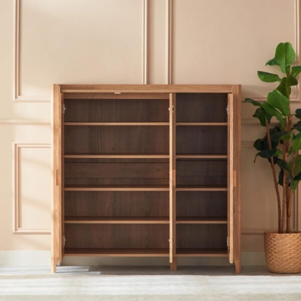 Muva Solid Wood 3-Door Cabinet - Image 3