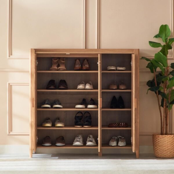 Muva Solid Wood 3-Door Cabinet - Image 7