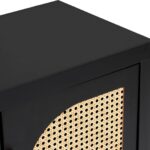 Casa Solid Wood 4 Doors Cabinet Sideboard - Image 7