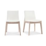 Eva Solid Wood Upholstered Chair - Image 7